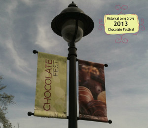 Long Grove Chocolate Festival Sign