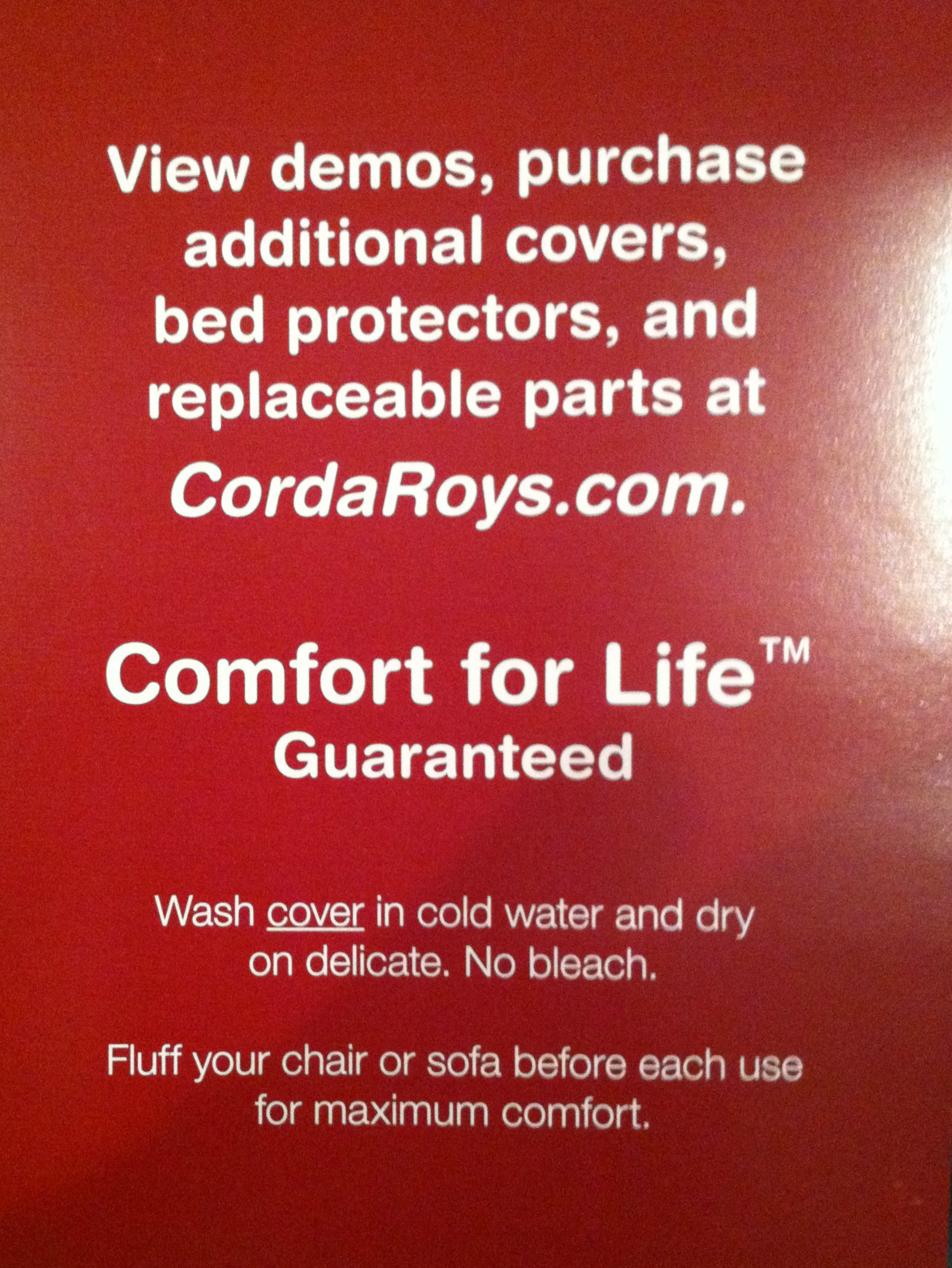 CordaRoy's Guarantee_