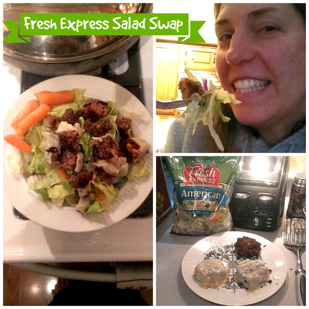 Fresh Express Salad Swap Collage