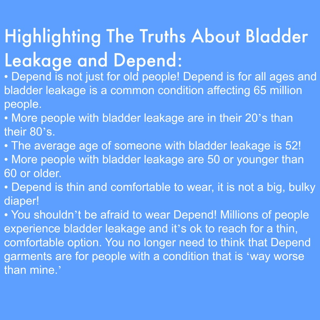 Depend- Full disclosure this article is financially supported by Depend